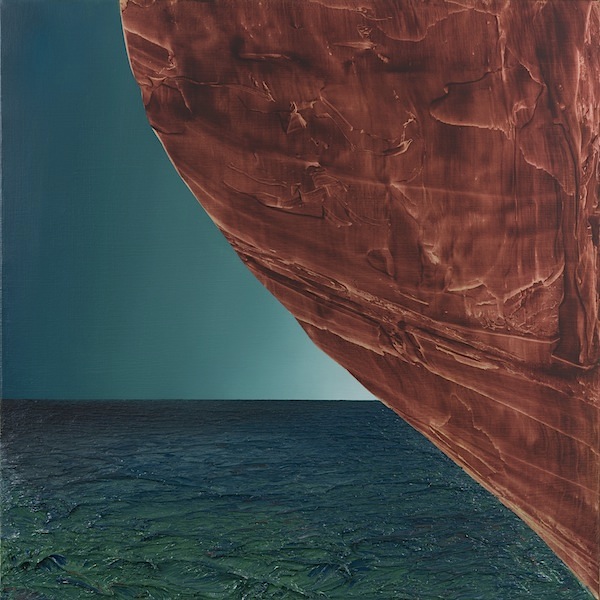 David Borgmann: o.T. [FL 12], 2019, oil and acrylic on canvas, 80 x 80 cm 

